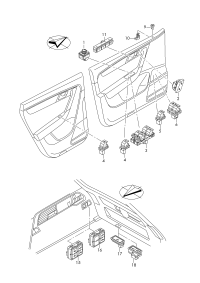 760959565WZU-Switch, for headlamp