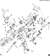 84370714-SHAFT,UPR INTER STRG(ACDelco #84370714)