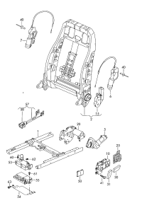 1K0959112-Motor, seat leveling