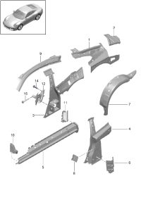 99150239200GRV-Pillar B (assy) primed