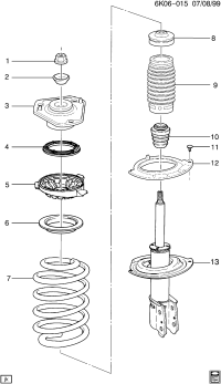 22181835-INSULATOR,FRT SPR LWR(ACDelco #22181835)