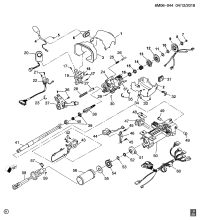 26044739-CAM,T/SIG SW CANC(GRAY)(W/HORN CONTACT)(ACDelco #26044739)