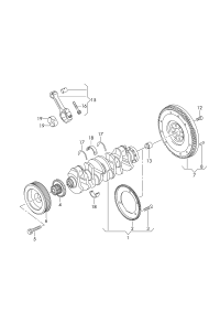 06H105701R-BEARING SHELL/GOLF/JETTA/PSST