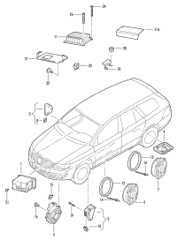 1K0035411-Midrange speaker