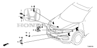 32622T7AH00-Bracket, transmission ground wire cable