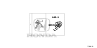 06350TC4H51-Cylinder set, key lock