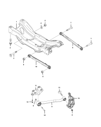 52012557-Member, rear suspension