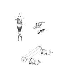 68064343AC-Suspension assy-reservoir air