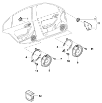 18D035411D-Speaker assy-tweeter