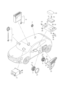 5K0035411-Speaker assy-tweeter