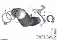 18328690331-Catalytic converter near engine