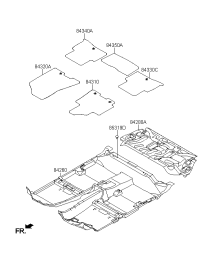 84260F8200TRY-Carpet assy-floor