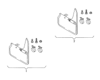 8K0075111A-Fender set, lh & rh