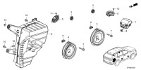 392203A0A01-SPEAKER ASSY. (8CM) (ANC) (LH)