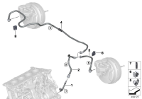 11665A09C59-PORSCHE CAYENNE VACUUM LINE