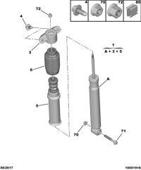 5206YP-SHOCK ABS COMPL RSL