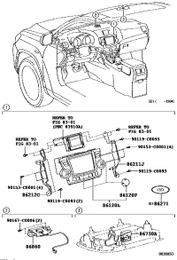 862110E020-BRACKET, RADIO, NO.1
