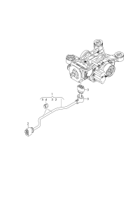 5QF971166A-Adpt wire Haldex clutch w/control unit