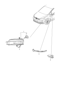 5TD941661-Halogen fog lamp