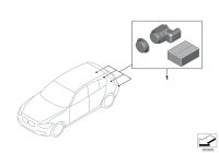 66202230399-Add kit parking distance warning system rr