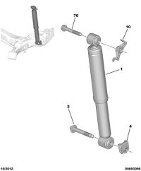 9802909980-SHOCK ABS COMPL RSL