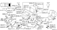 89272JX20A-Cover 3rd seat fr leg rh