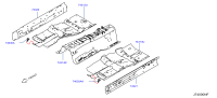 G43212V7MA-Floor assy-front, lh
