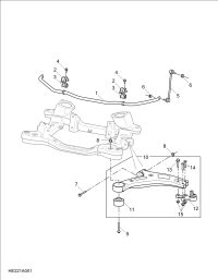 C00134963-Bush-front suspension stabilizer