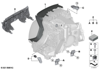 63115A0E5E3-Gasket headlight lh