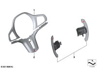 32309882894-Trim panel steering wheel