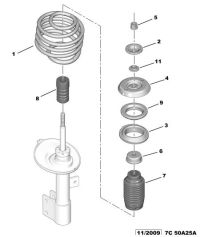 500402-Spring, front suspension
