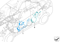 61125A227C2-Wiring harness-dr driver