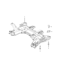 52099710-CROSSMEMBER FRONT SUSPENSION