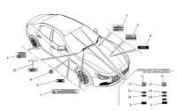 670008316-Emblem, refrigerant caution