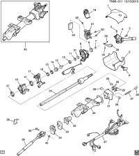 19177758-SHROUD,STRG COL(INCLS 2)(MANUAL TILT)(ACDelco #19177758)