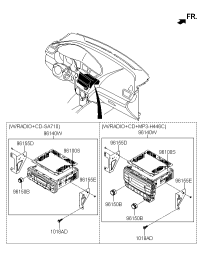961404X100BD9-AUDIO ASSY