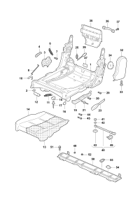 1T0883105J-Seat chassis