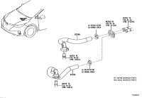 87209F4040-HOSE, HEATER WATER, INLET