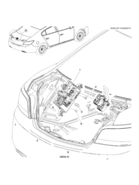 20922936-Block, rear body fuse (incl. 2,5, 6)