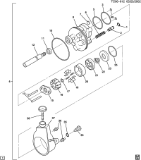 15909826-PUMP,P/S(INCLS 11,35)(INCLS RESERVOIR)(ACDelco #15909826)