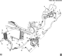 26107356-HOSE,P/S FLUID CLR OTLT(BEND AT CONNECTOR)(ACDelco #26107356)