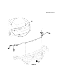 84068947-Harness, chassis rr