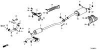 18210T7JH82-PIPE A,EXHAUST