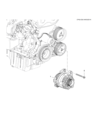 13579667-Alternator, (100 a)
