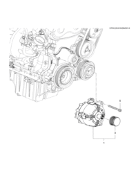 26240049-Alternator (to be remanufactured from 13500586) (incl. 3) (to be remanufactured-not to be sold in ar