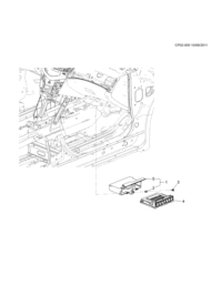 13297409-Bracket, body control module (including 4-5)