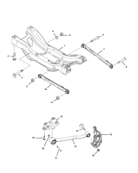 52088586-CROSSMEMBER REAR SUSPENSION