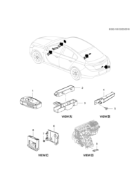 13592190-Key assy-folding, lock & ignition (with remote control lock transmitter)