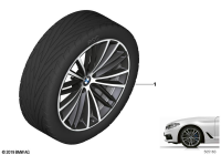 36115A2AF10-RDC complete wheel kit summer Night Gold