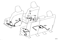 821940E130-WIRE, REAR SEAT, LH